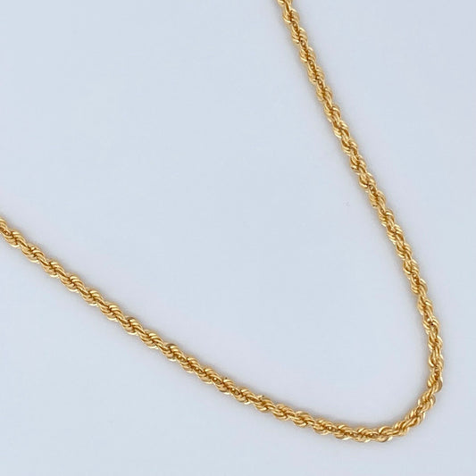 Cadena Lazo 3.55gr / 39.5cm / +3 Oro 18K &