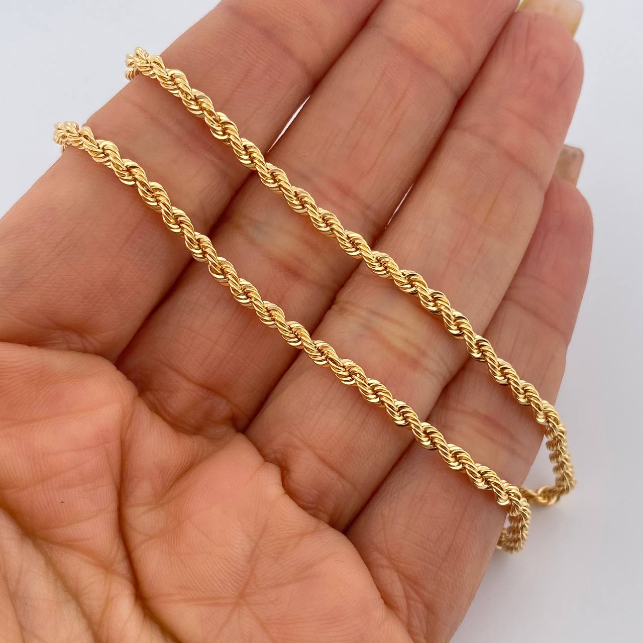 Rope Chain 5.4gr / 60cm / +3 18K Gold &