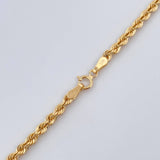 Rope Chain 2.9gr / 50cm / +3 18K Gold &