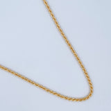 Rope Chain 5.4gr / 60cm / +3 18K Gold &