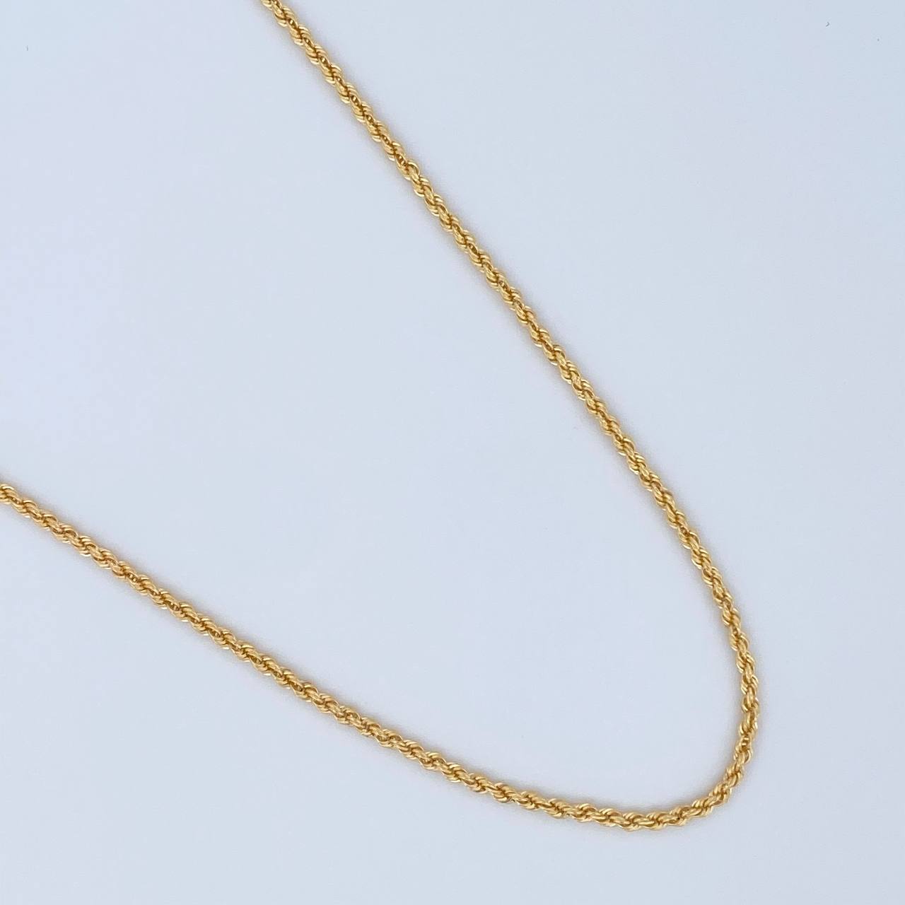 Rope Chain 2.9gr / 50cm / +3 18K Gold &
