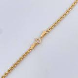Rope Chain 3gr / 50cm / +3 18K Gold &