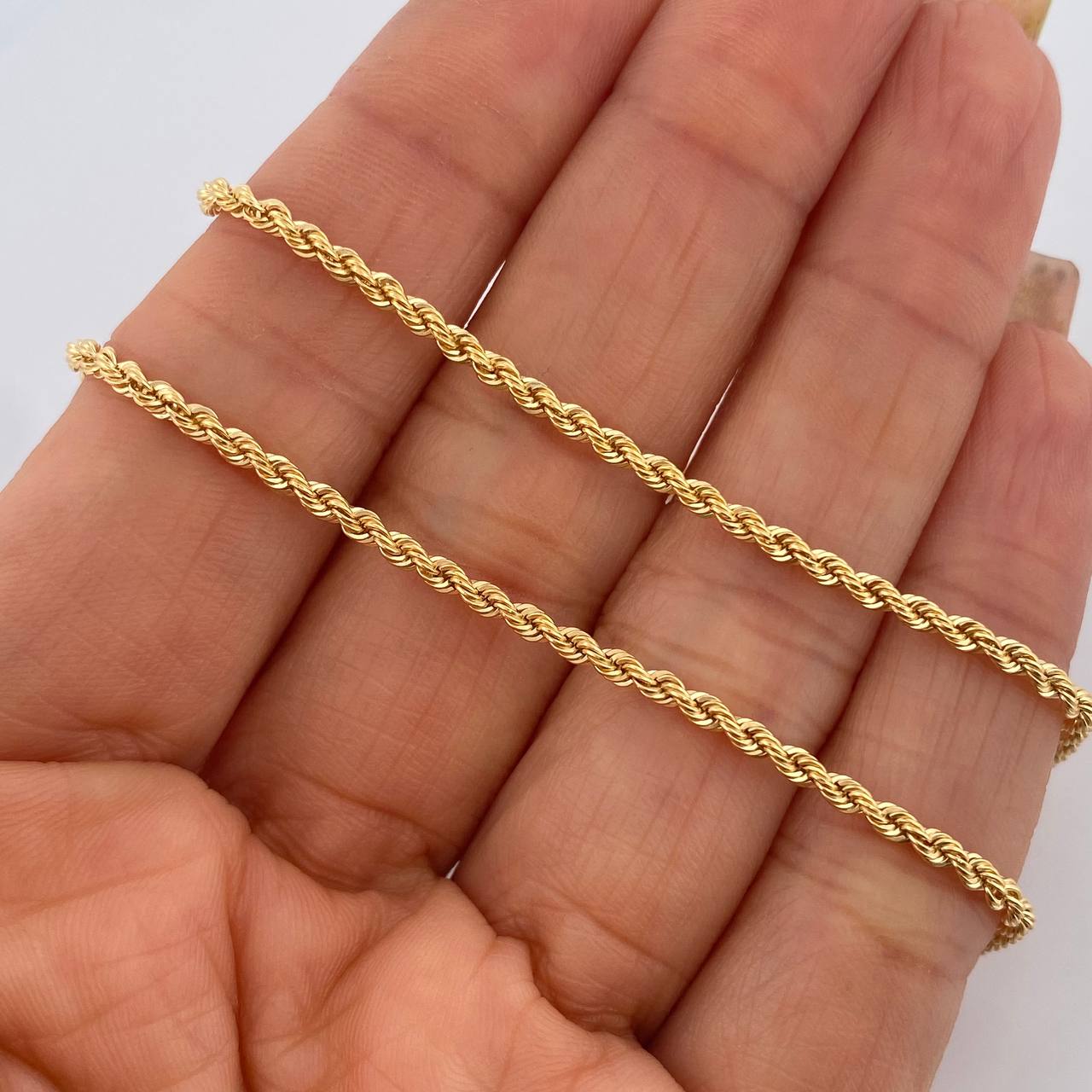 Rope Chain 3gr / 50cm / +3 18K Gold &