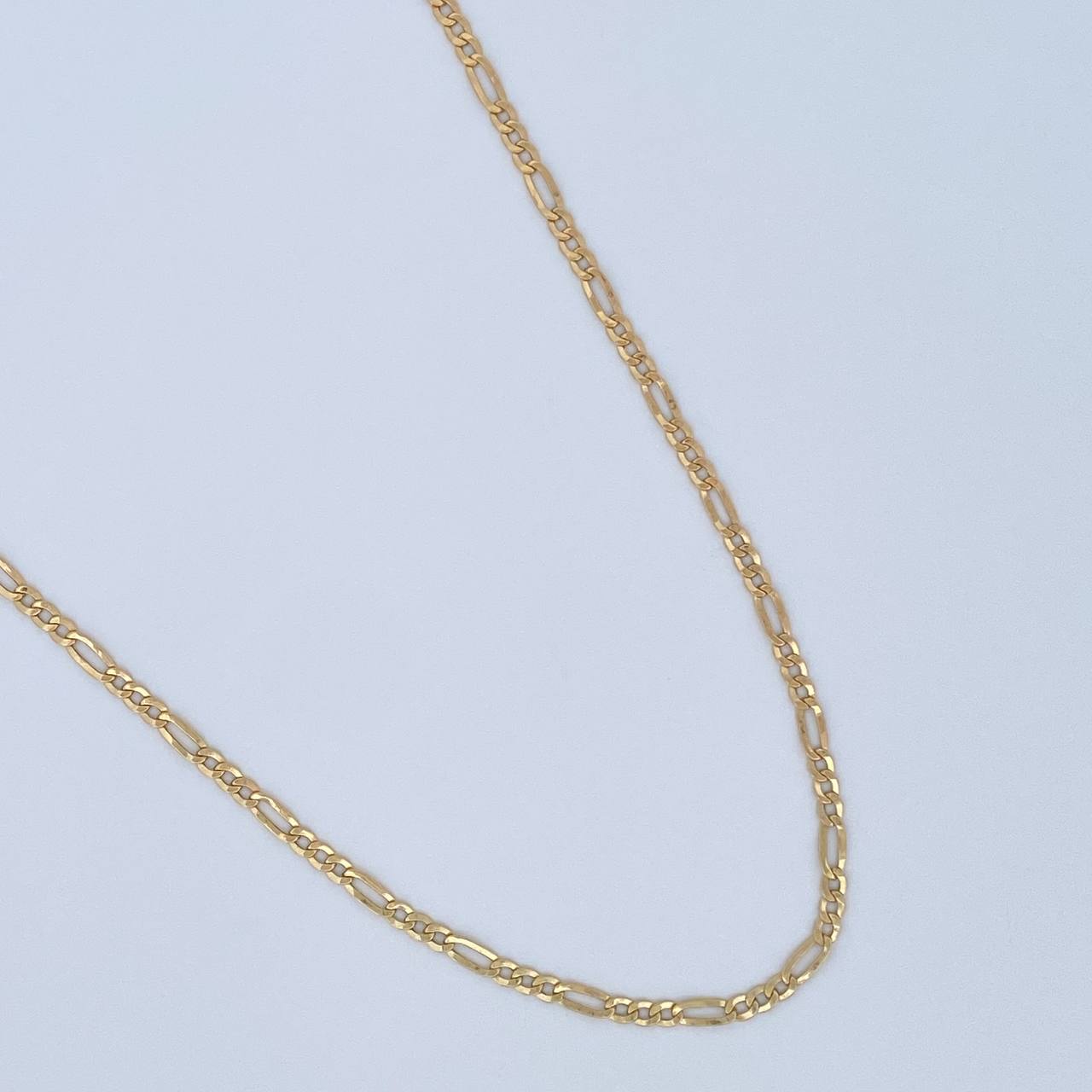 Figaro Chain 2.85gr / 19.7in / +1 18K Gold &