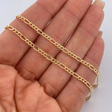 Figaro Chain 3.7gr / 28.5in / +0 18K Gold &