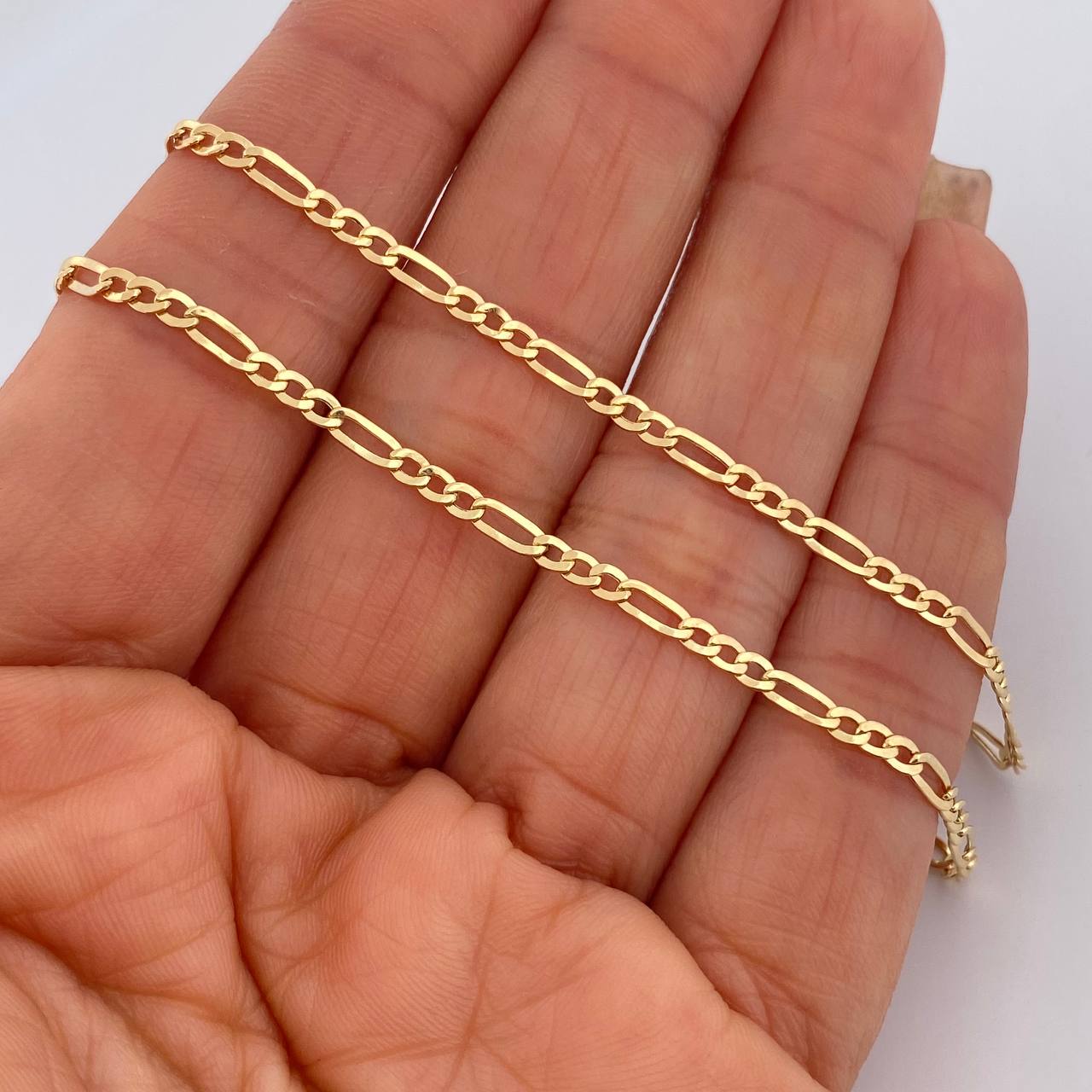 Figaro Chain 3.2gr / 60cm / +1 18K Gold &