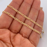 Figaro Chain 3.2gr / 60cm / +1 18K Gold &