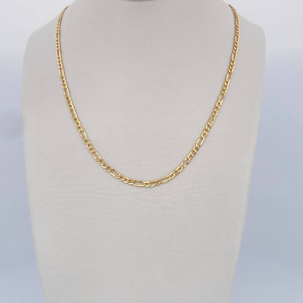 Figaro Chain 3.2gr / 60cm / +1 18K Gold &