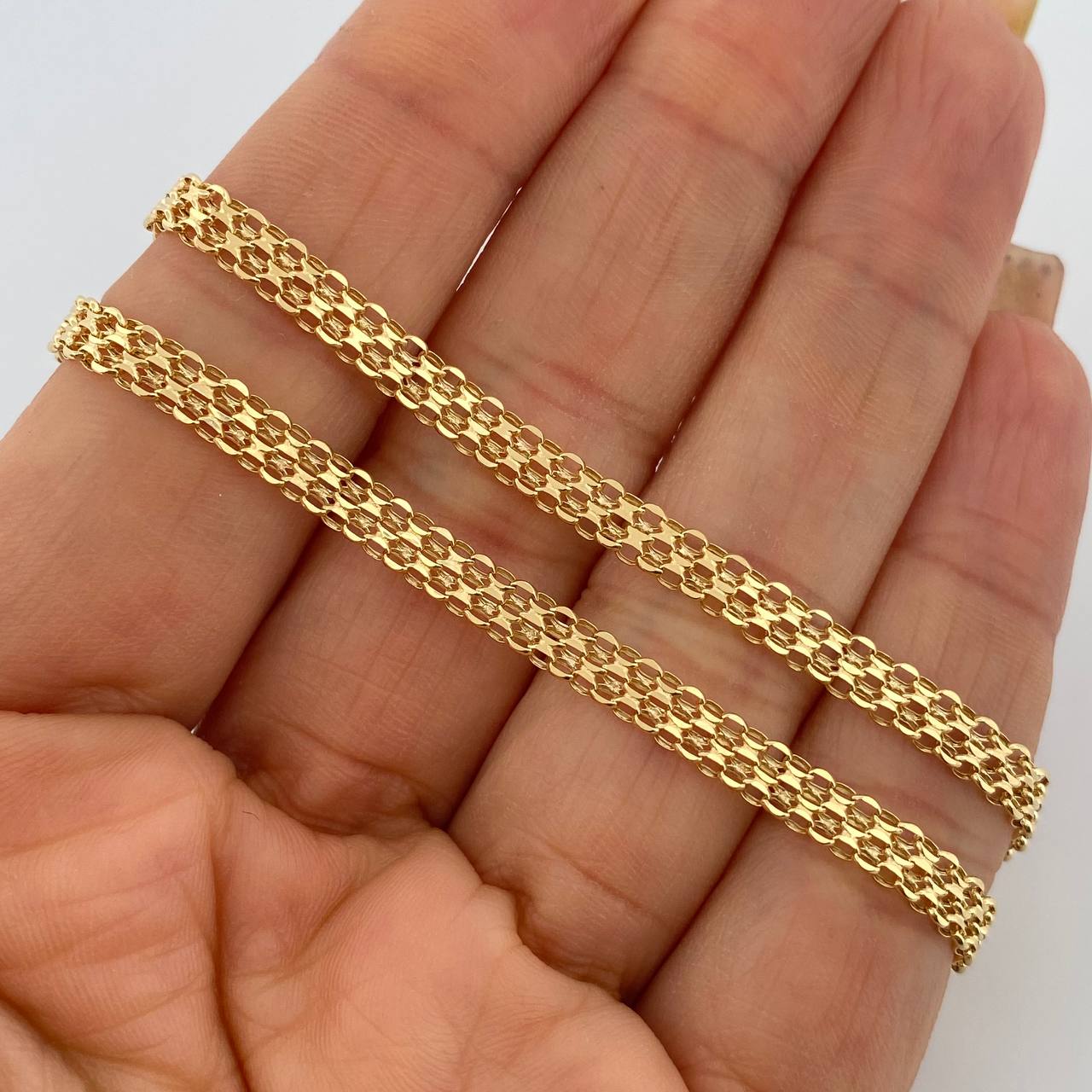 Bismark Chain 4.85gr / 19.9in / +0 18K Gold &