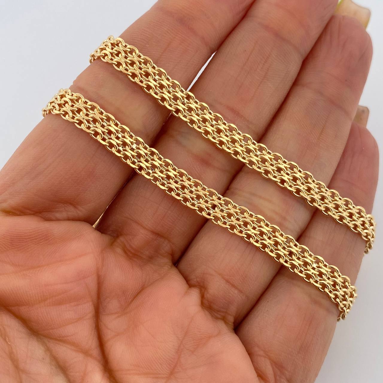 Bismark Chain 12.75gr / 24.0in / +0 18K Gold &