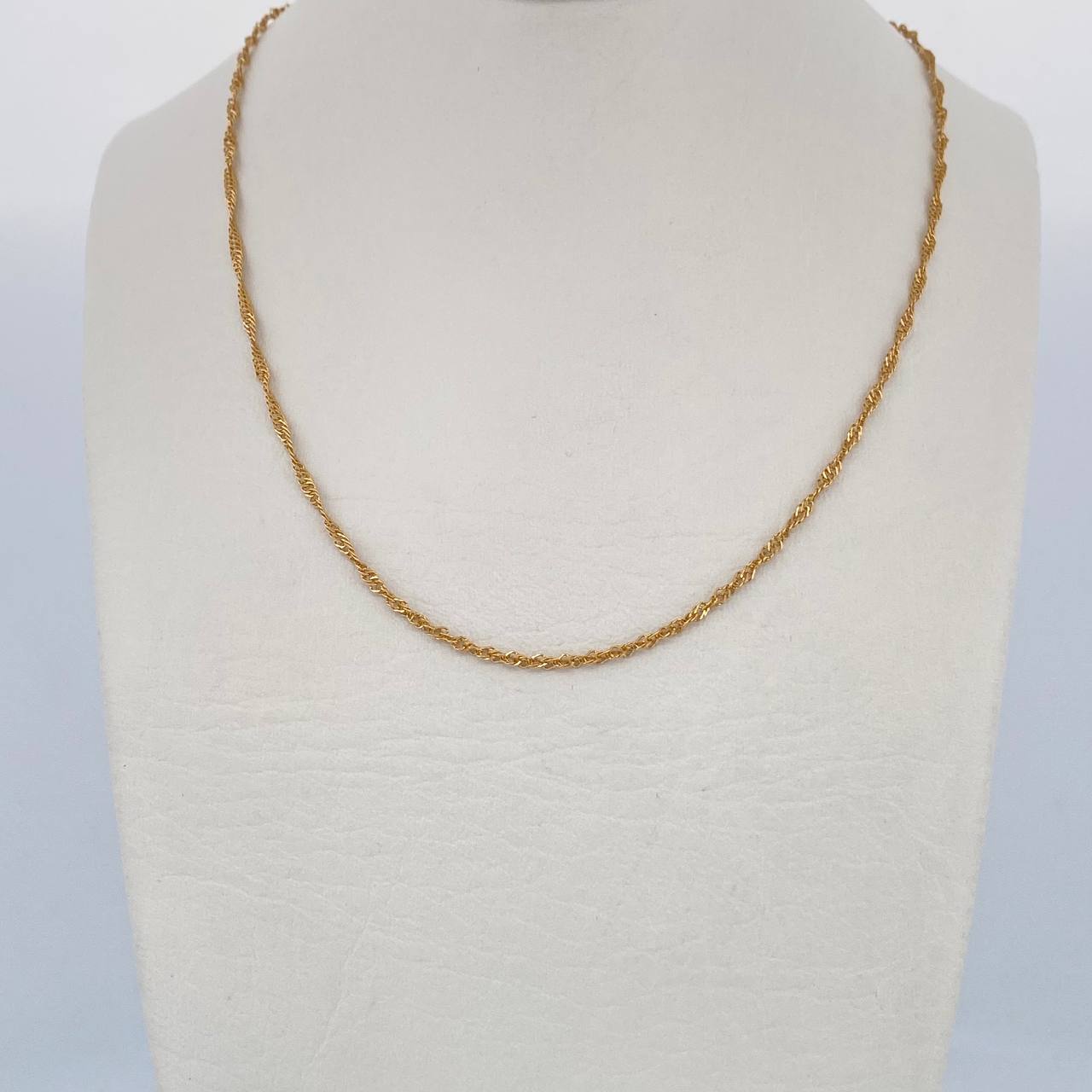 Singapore Chain 2.7gr / 60cm / +3 18K Gold &