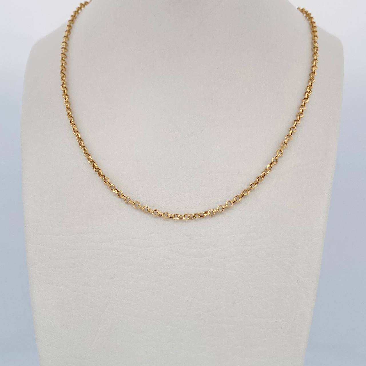 Rolo Chain 2.25gr / 19.7in / +3 18K Gold &