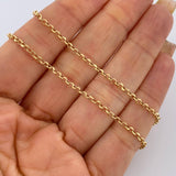 Rolo Chain 2.25gr / 19.7in / +3 18K Gold &