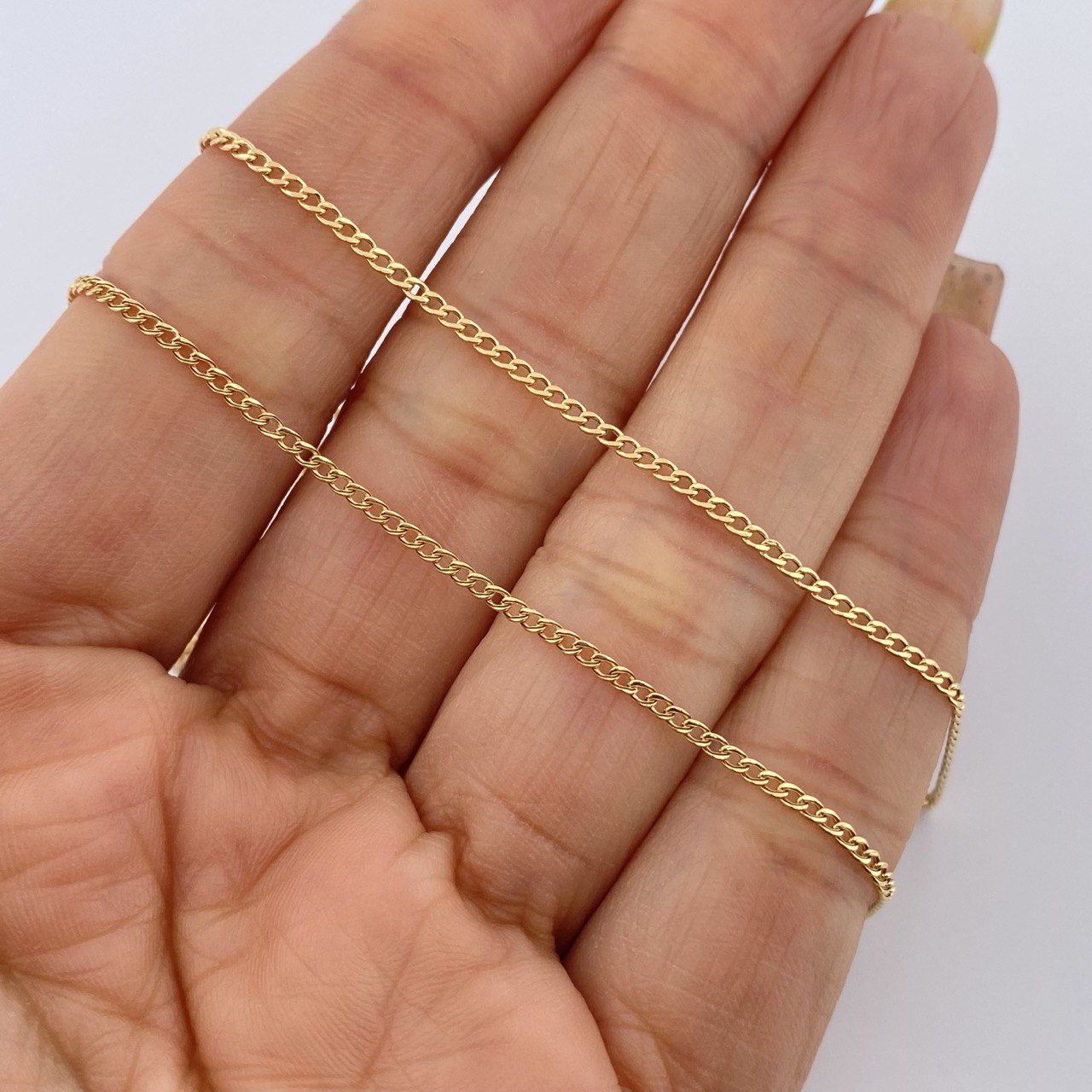 Cuban Links 1.55gr / 60cm / +1 18K Gold &