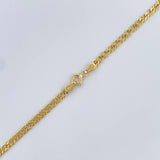 Wheat Chain 5gr / 23.4in / +3 18K Gold &