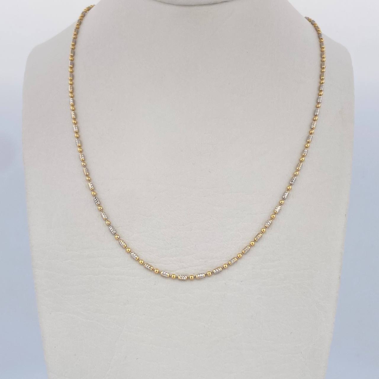 Morse Chain 4.95gr / 50cm / +3 18K Gold &