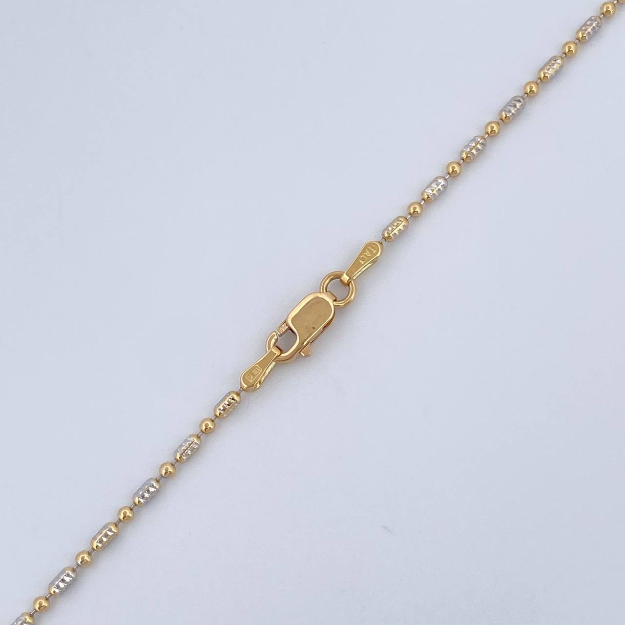 Morse Chain 6gr / 24.0in / +3 18K Gold &