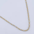 Morse Chain 4.95gr / 50cm / +3 18K Gold &