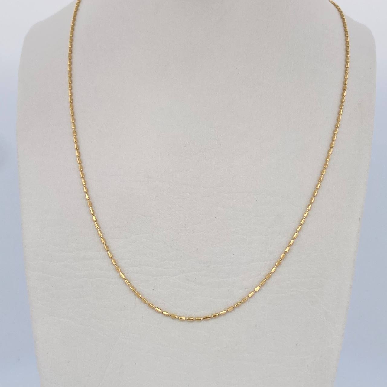 Morse Chain 2.5gr / 19.9in / +3 18K Gold &