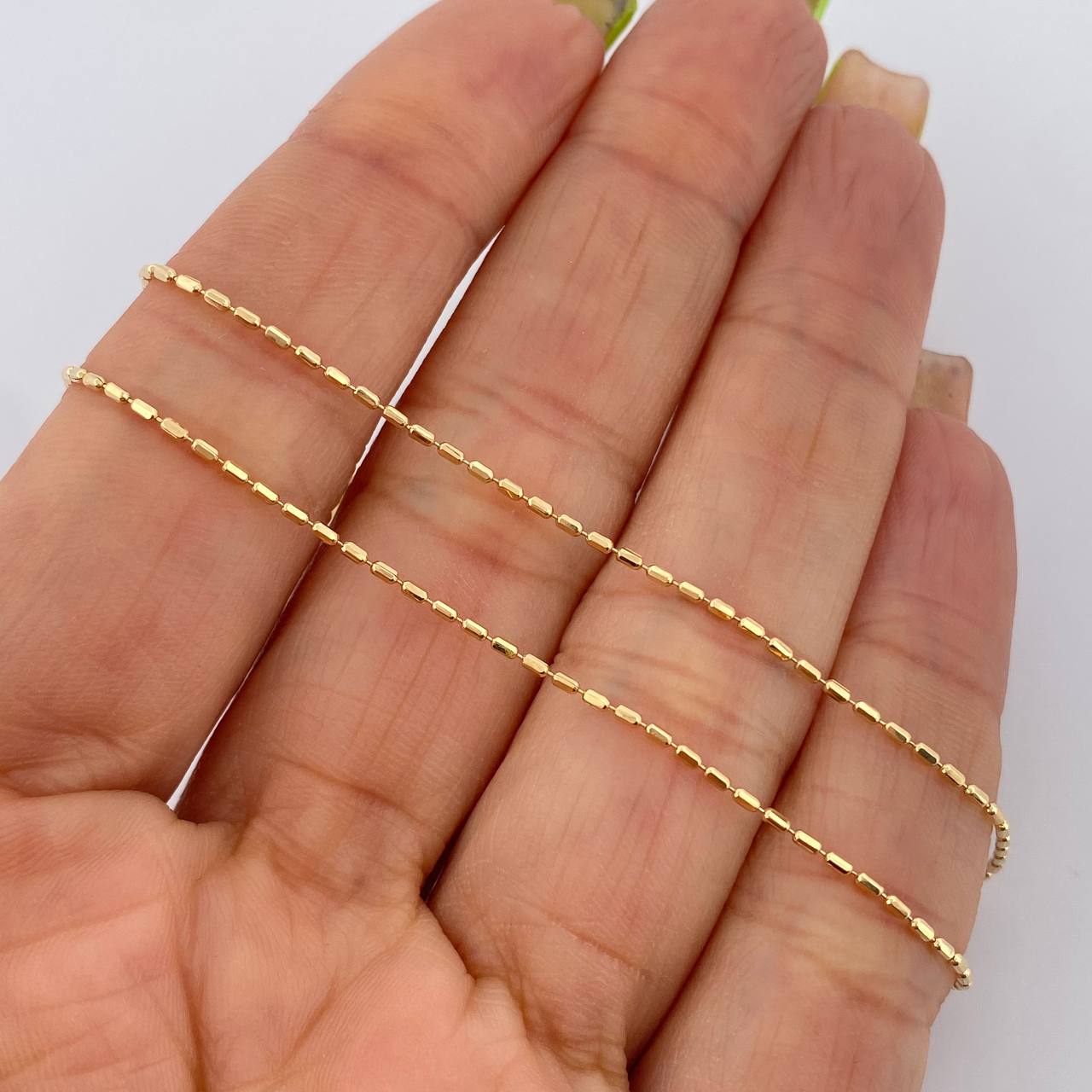 Morse Chain 2.5gr / 19.9in / +3 18K Gold &