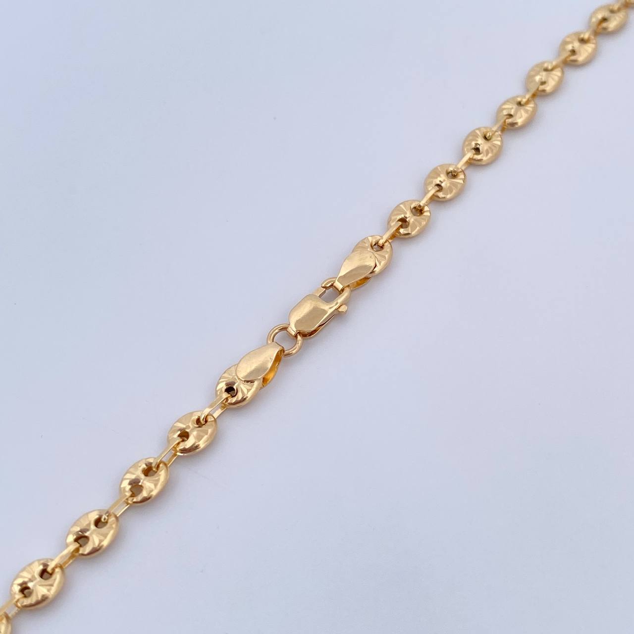 GC Chain 8.7gr / 52.8cm / 3mm Diamond Cut 18K Yellow Gold &