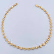 Tobillera GC 4.85gr / 26.7cm / 3.2mm Diamantada Oro Amarillo 18K &