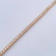 Bracelet Tennis 12.2gr / 17.8cm / 3.2mm White Zircons 18K Yellow Gold &