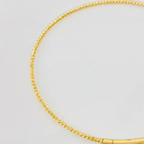 Diamond Cut Bracelet 2g / 6 3/4 in / 1.4mm Yellow Gold 18K
