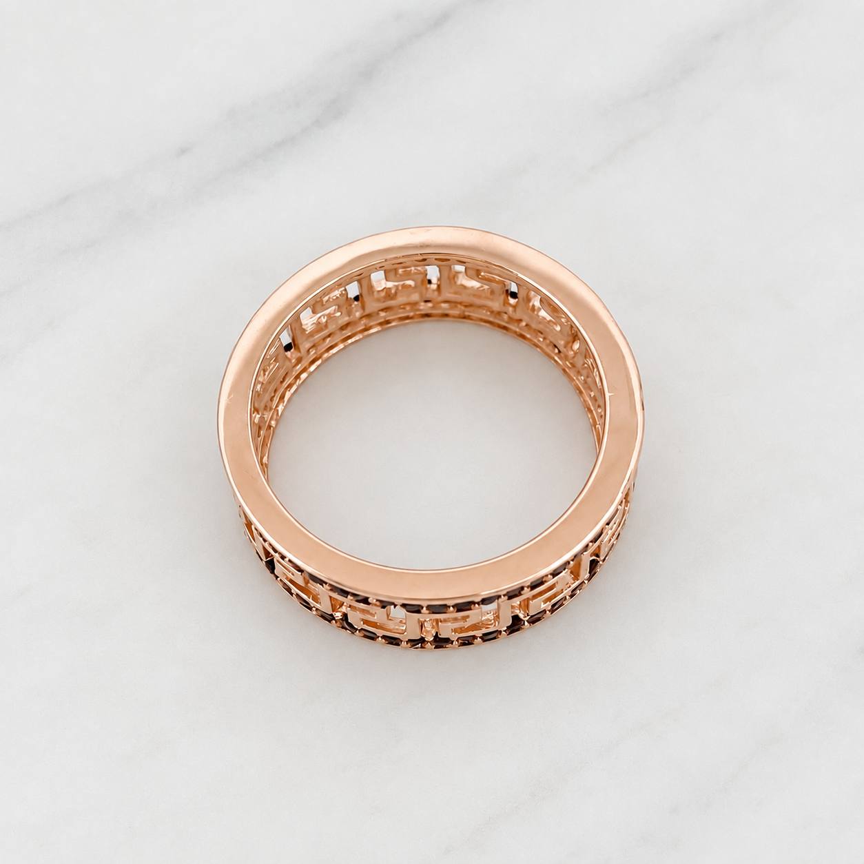 Tribal Ring 5.05g / T7 1/2 Rose Gold 18K