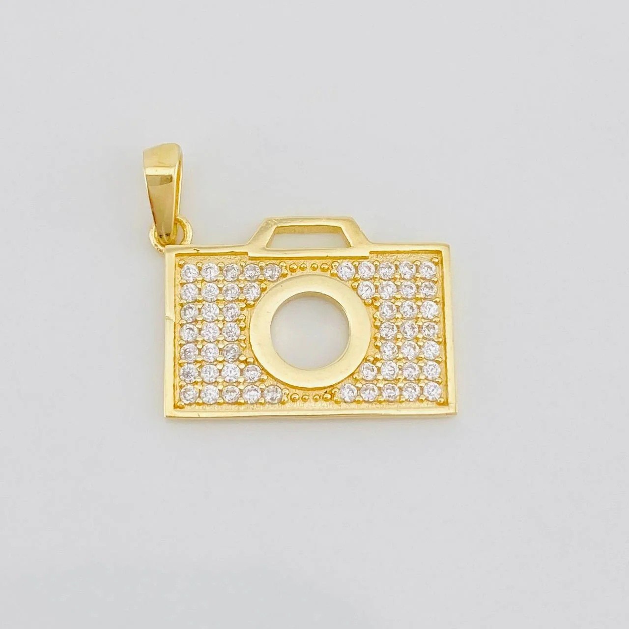 Dije Cámara Fotográfica 1.4g / 1/2 in Oro Amarillo 18K