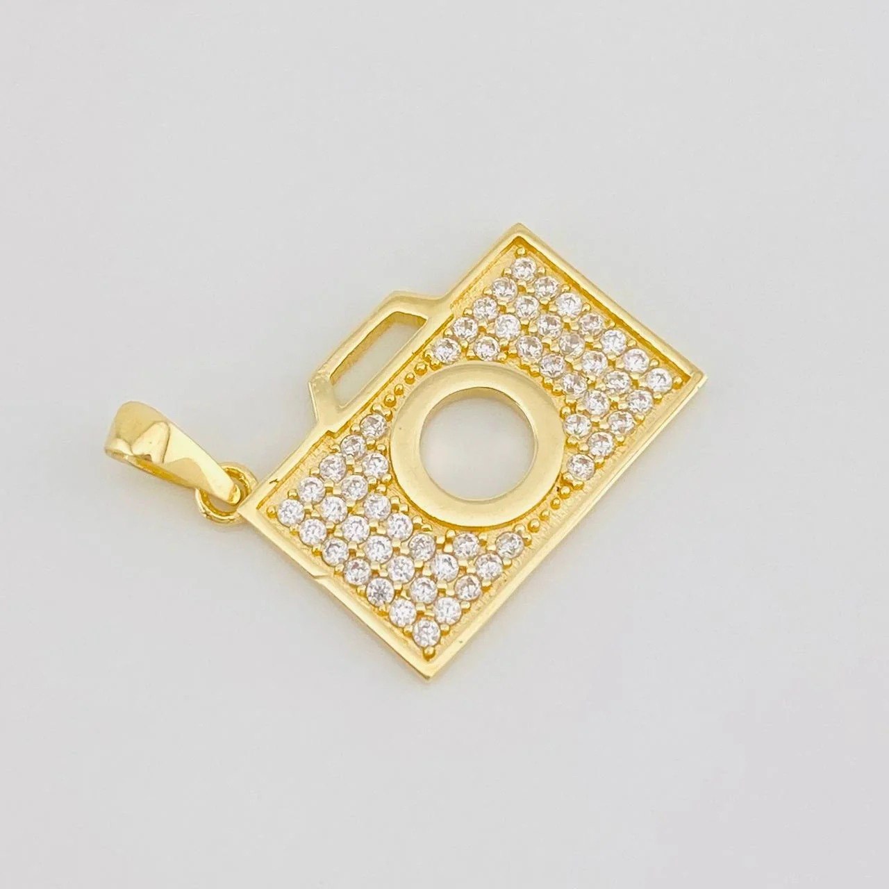 Dije Cámara Fotográfica 1.4g / 1/2 in Oro Amarillo 18K
