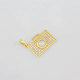 Dije Cámara Fotográfica 1.4g / 1/2 in Oro Amarillo 18K