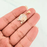 Dije Herradura Caballo 2.2g / 1 in Tres Oros 18K
