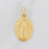 Dije Virgen Milagrosa 2.75g / 1 1/4 in Oro Amarillo 18K