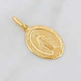 Dije Virgen Milagrosa 2.75g / 1 1/4 in Oro Amarillo 18K