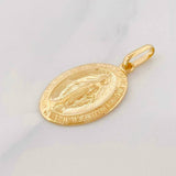 Dije Virgen Milagrosa 2.75g / 1 1/4 in Oro Amarillo 18K