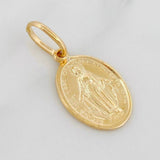 Dije Virgen Milagrosa 2.45g / 1 in Oro Amarillo 18K