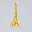 Dije Torre Eiffel 1.6g / 1 1/4 in Oro Amarillo 18K