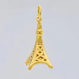 Dije Torre Eiffel 1.6g / 1 1/4 in Oro Amarillo 18K