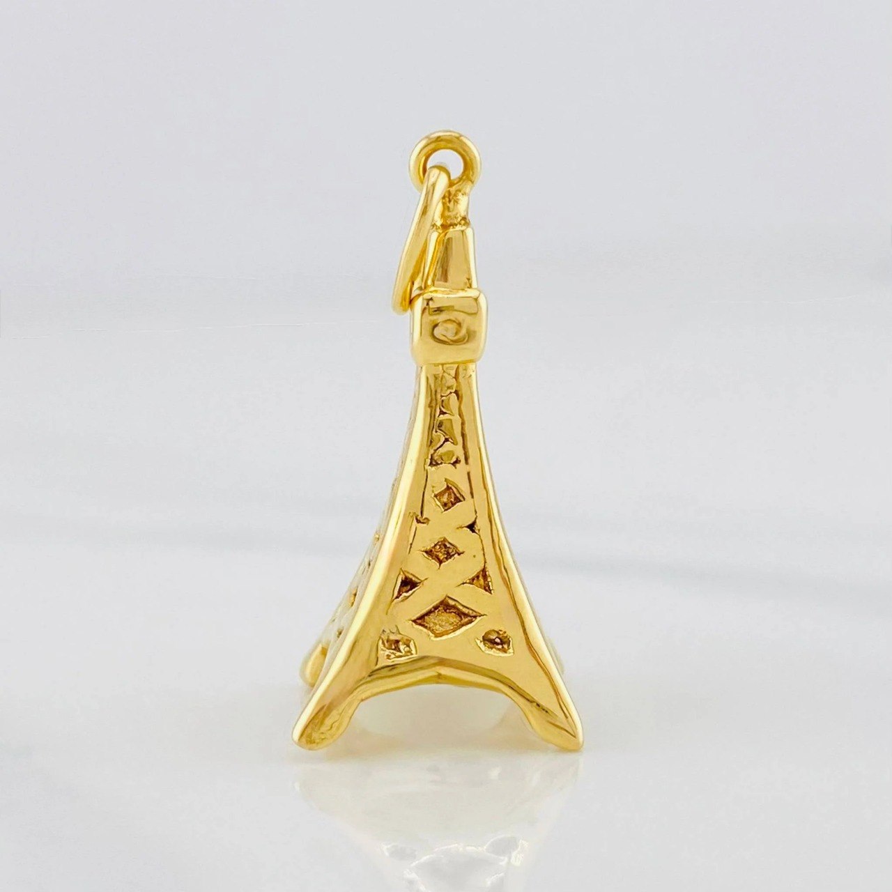 Dije Torre Eiffel 1.6g / 1 1/4 in Oro Amarillo 18K