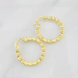 Hoop Earrings Said 1.7g / 1 in Yellow Gold 18K