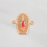 Charm Virgin of Guadalupe 2.35g / 3/4 in Rose Gold 18K