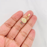 Rabbit Face Pendant 1.4g / 1 in Yellow Gold 18K