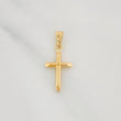 Pendant Cross 0.35g / 1 in Yellow Gold 18K