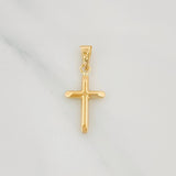 Pendant Cross 0.35g / 1 in Yellow Gold 18K