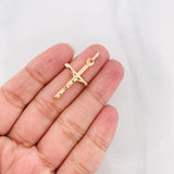 Dije Cruz Cristo 1.65g / 1 1/2 in Oro Amarillo 18K