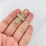 Pendant Cross 3.9g / 1 1/2 in Yellow Gold 18K