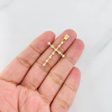 Pendant Cross 2.55g / 1 1/2 in Yellow Gold 18K