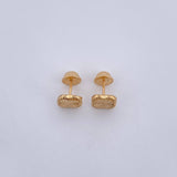 Topos Trebol 0.9gr / Diamantados Oro Amarillo 18K $