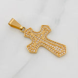 Dije Cruz Gótica 2.8g / 1 1/2 in Oro Amarillo 18K